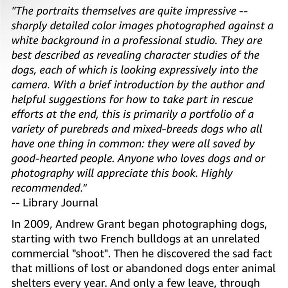 Rover:Wagmore Edition Andrew Grant rescue dogs book // Coffee Table Edition - Picture 16 of 16